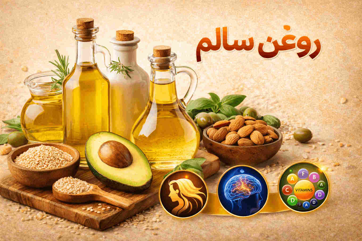 وعده پروتئینی با کنجد
