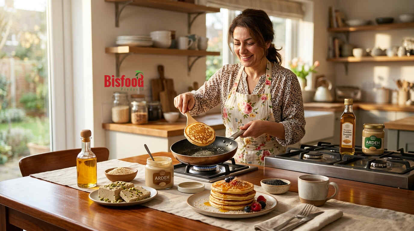 آشپزی با روغن کنجد