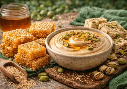 سفره کنجدی برای ماه رمضان